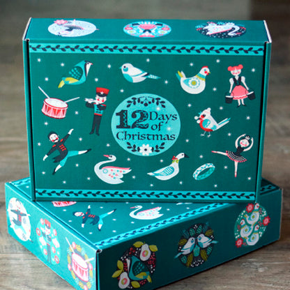 12 Days of Christmas Box Sewing Kit by QT Fabrics