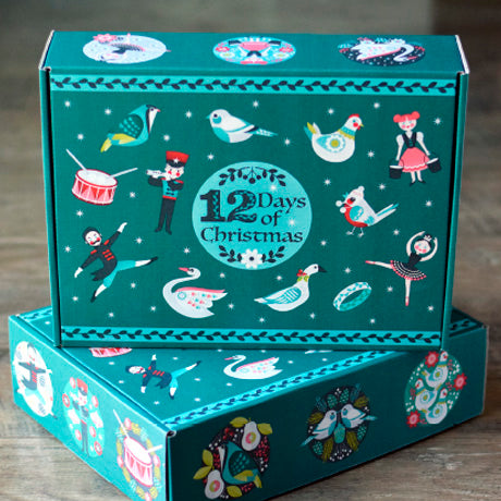 12 Days of Christmas Box Sewing Kit by QT Fabrics