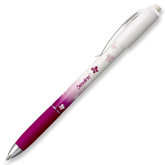 White Sewline Fabric Mechanical Pencil and Lead Pack