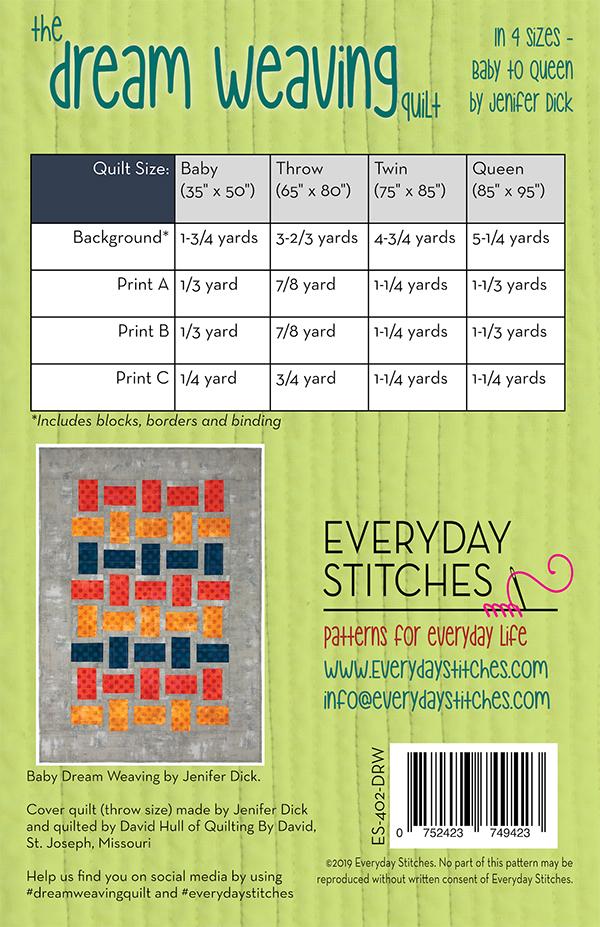 Dream Weaving Quilt Pattern from Everyday Stitches