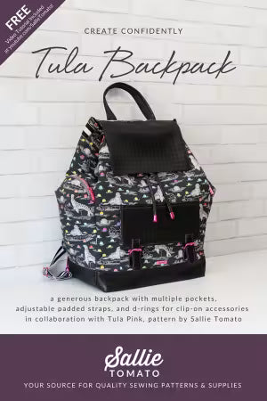 Tula Backpack Pattern from Sallie Tomato