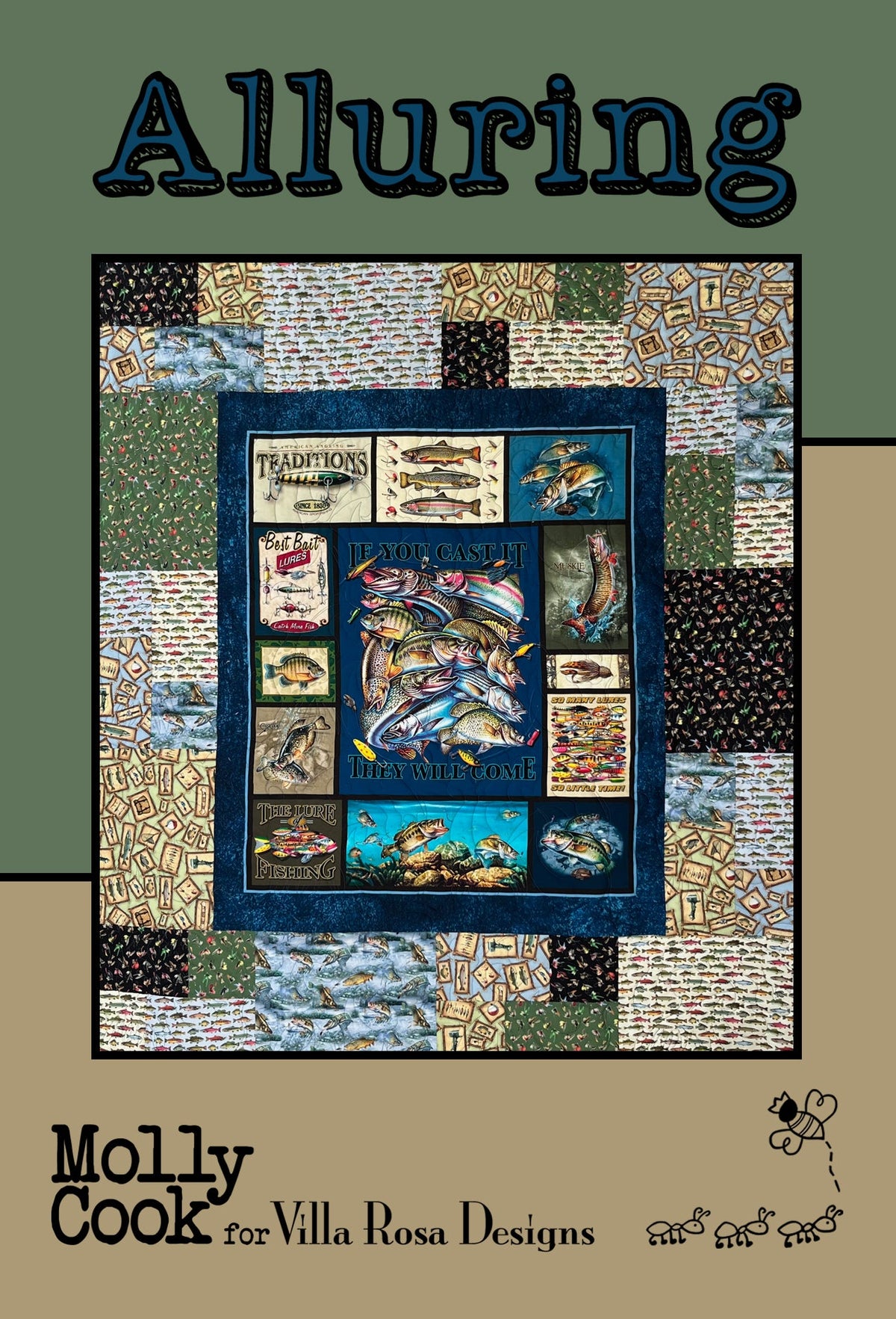 Alluring Quilt Pattern by Molly Cook For Villa Rosa Designs