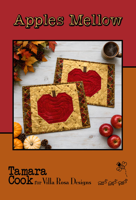 Apples Mellow Quilt Pattern by Tamara Cook For Villa Rosa Designs