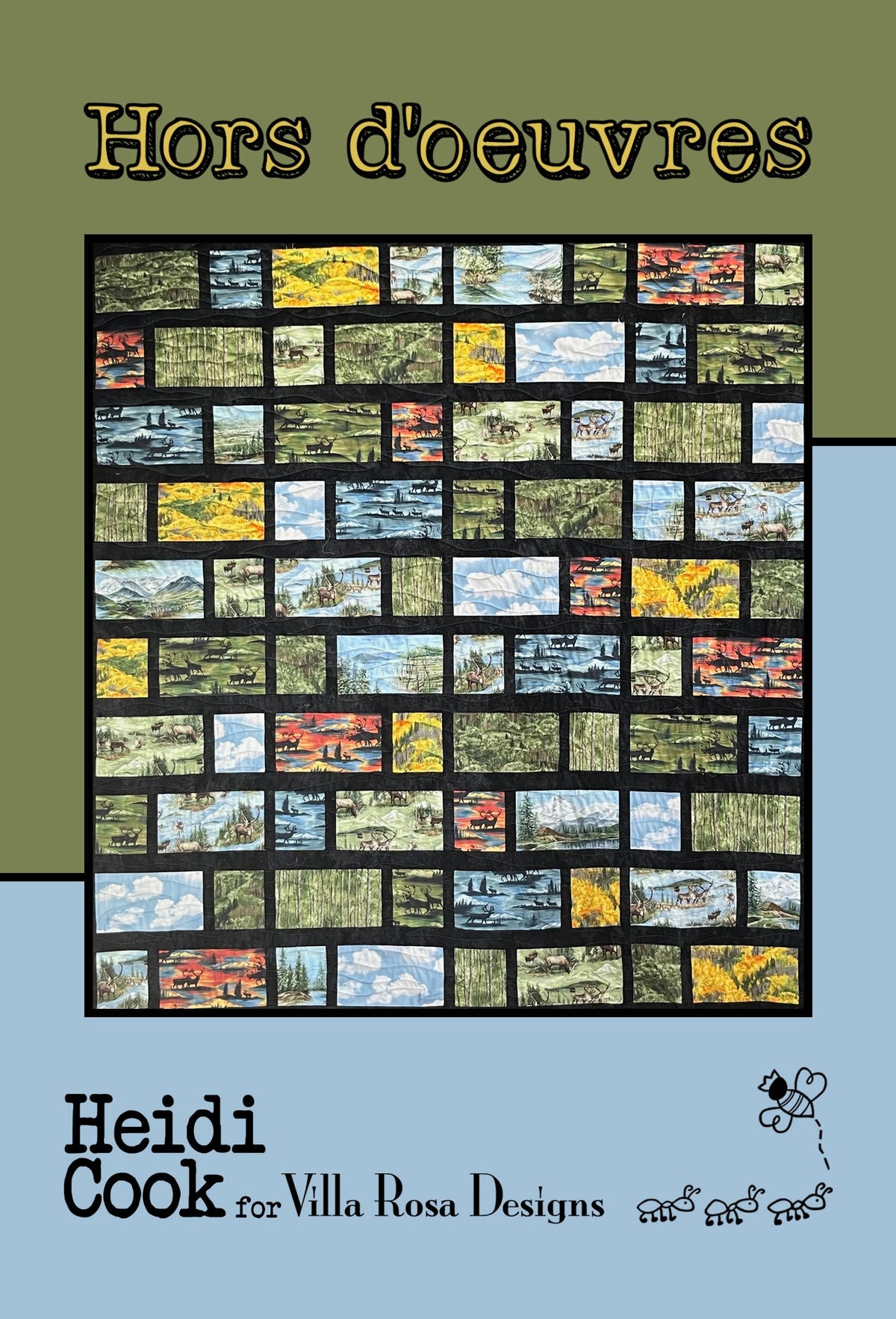 Hors d'oeuvres Quilt Pattern by Heidi Cook For Villa Rosa Designs