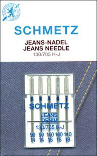 Denim Machine Needle Assorted by Schmetz