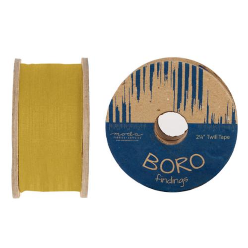 FLAX 2 1/4" Twill Tape by Boro Sold by the 1/4 yard
