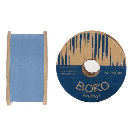 CHAMBRAY 2 1/4" Twill Tape by Boro Sold by the 1/4 yard