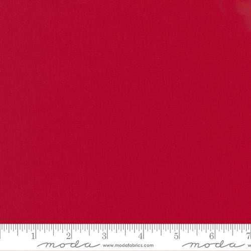 CHRISTMAS RED Bella Solids by Moda