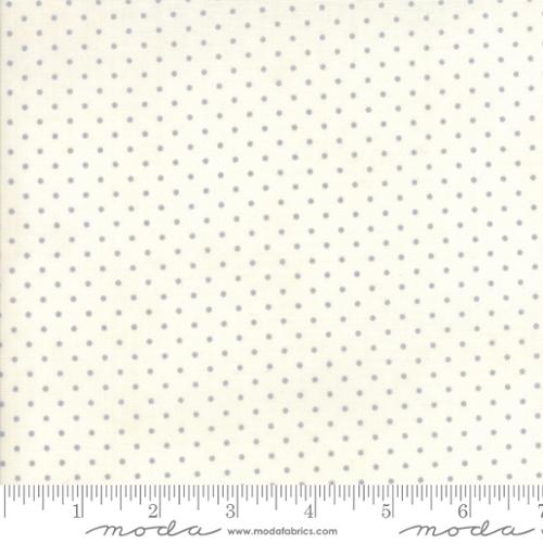 WHITE SILVER Dots from Essential Dots for Moda