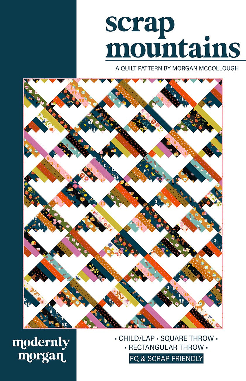 Scrap Mountains Quilt Pattern from Modernly Morgan
