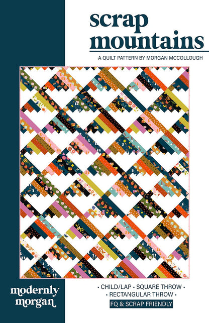 Scrap Mountains Quilt Pattern from Modernly Morgan