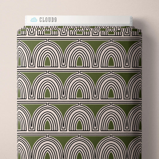 FEMKE Marsh Havens, Organic Cotton Duck Canvas by Amy Maccready for Cloud9 Fabrics