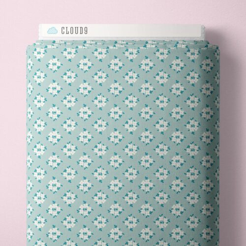 POWDER BLUE Pocketful - Meadow Melody by Kimberly Morgan for Cloud9 Organic Cotton