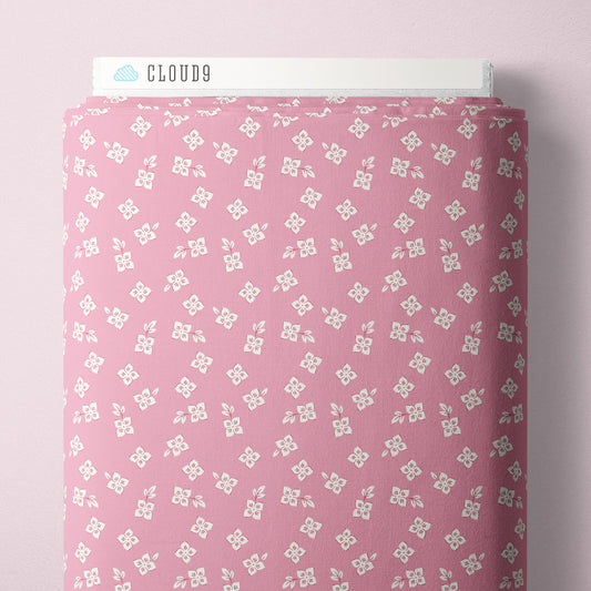 PINK Pretty Maids- Meadow Melody by Kimberly Morgan for Cloud9 Organic Cotton