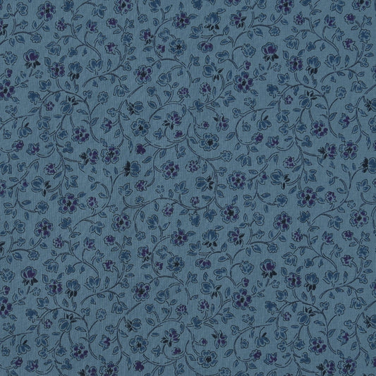 BLUE Mini Floral Flownny Lawn 41E from KOKKA