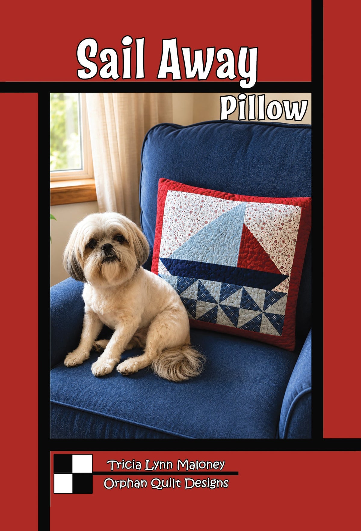 Sail Away Pillow Quilt Pattern by Orphan Quilts for Villa Rosa Designs