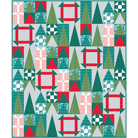 12 Days of Christmas Nouvelle Noel Quilt Pattern by QT Fabrics