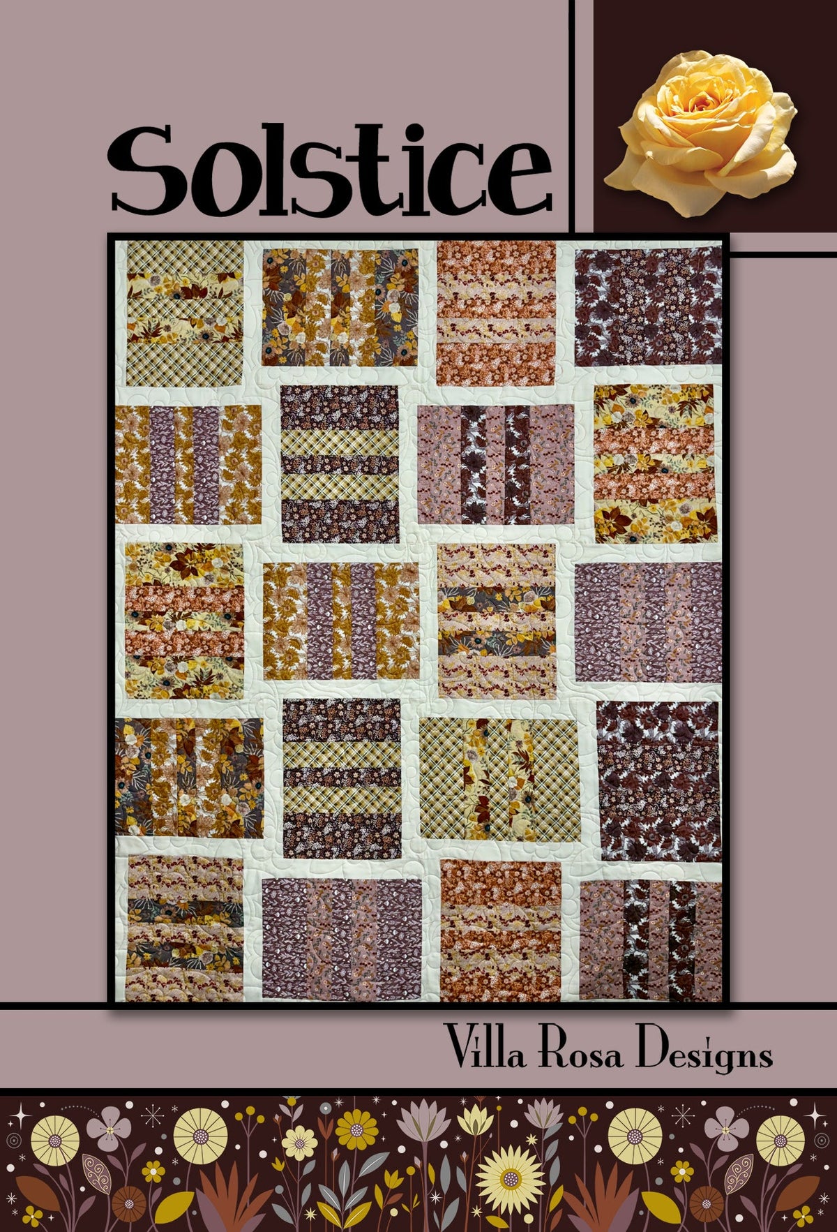 Solstice Quilt Pattern by Villa Rosa Designs