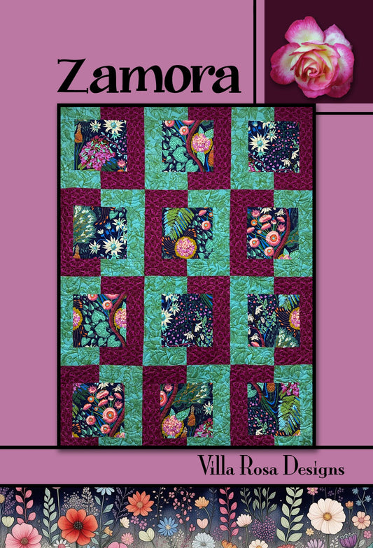Zamora Quilt Pattern by Villa Rosa Designs
