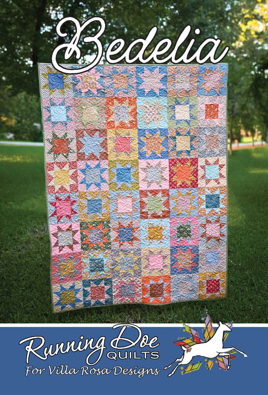 Bedelia Quilt Pattern by Running Doe for Villa Rosa Designs