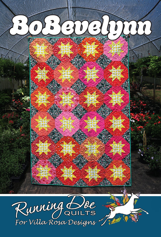 BoBevelynn Quilt Pattern by Running Doe for Villa Rosa Designs