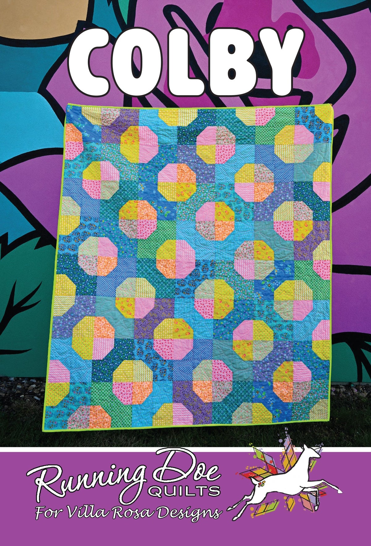 Colby Quilt Pattern by Running Doe for Villa Rosa Designs