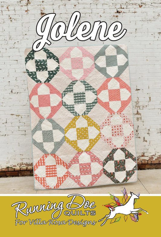 Jolene Quilt Pattern by Running Doe Quilts for Villa Rosa Designs