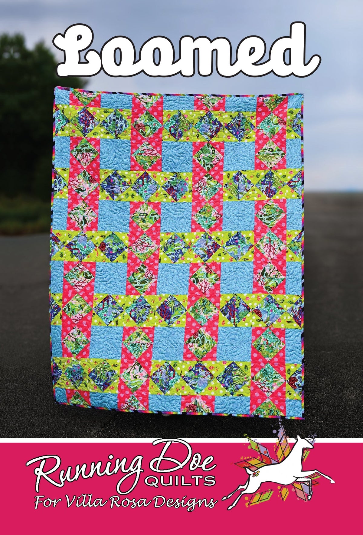 Loomed Quilt Pattern by Running Doe for Villa Rosa Designs