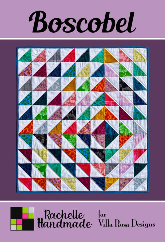 Boscobel Quilt Pattern by Rachelle Handmade for Villa Rosa Designs