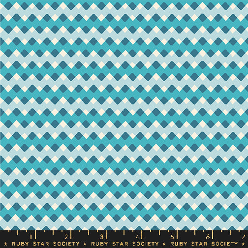 DARK TURQUOISE Zigga Zagga from Pivot by Rashida Coleman-Hale for Ruby Star Society
