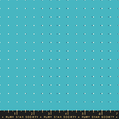 DARK TURQUOISE Double Dots from Pivot by Rashida Coleman-Hale for Ruby Star Society