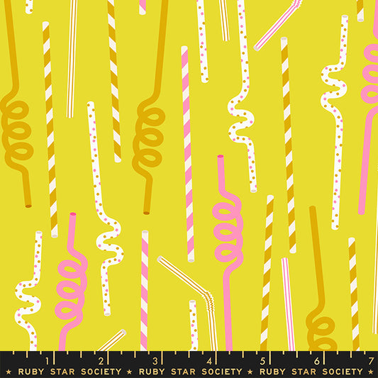 CITRON, Straws, Sugar Cone by Kimberly Kight for Ruby Star Society