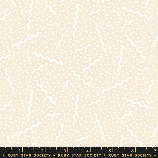 NATURAL, Squiggles, Sugar Cone by Kimberly Kight for Ruby Star Society