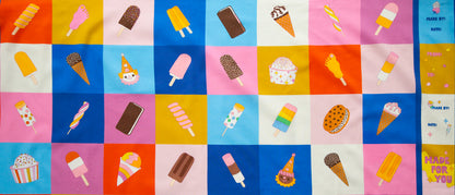 *Preorder* Ice Cream Man Panel 18" x 44", Sugar Cone 2 by Kimberly Kight for Ruby Star Society