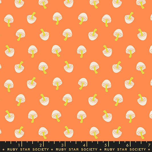PUMPKIN Glow in the Dark Tiny Mushrooms  From Tiny Frights, A Collaborative Collection for Ruby Star Society