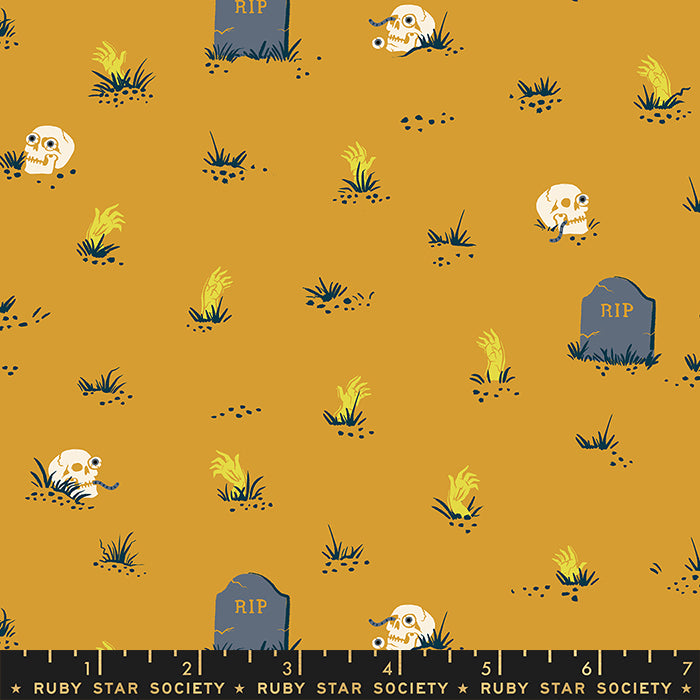 CACTUS Glow in the Dark Graveyard From Tiny Frights, A Collaborative Collection for Ruby Star Society