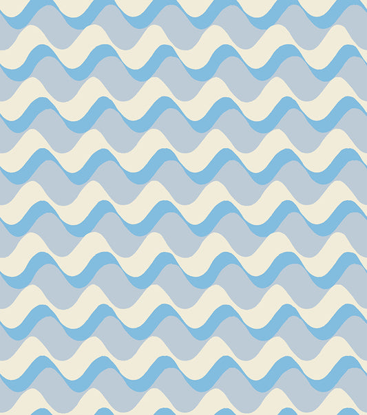 WATER BLUE Ripple from Water, A Collaborative Collection for Ruby Star Society