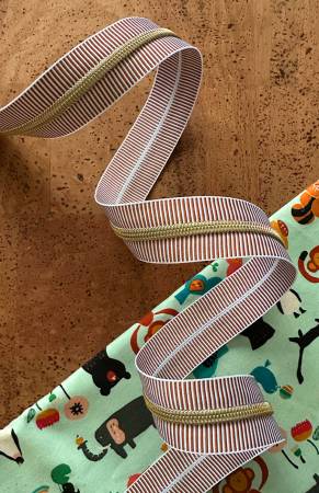 Zipper Tape with Nickel Teeth from By Sassafras Lane Designs (3 Yards)