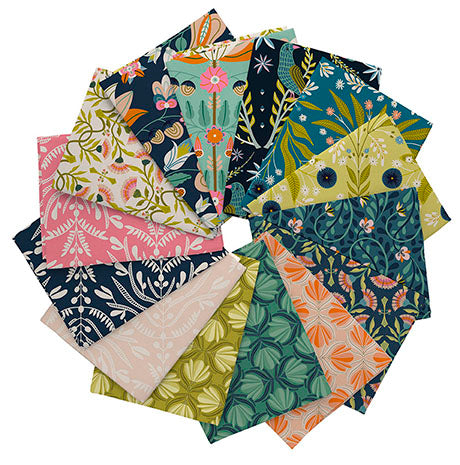 14 Fat Quarter Bundle of Serenade for QT Fabrics