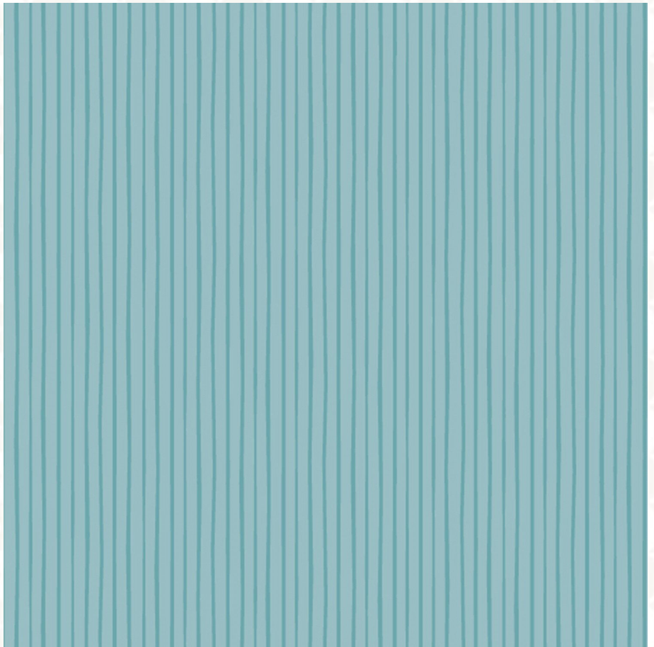 DUSTY TURQUOISE Rows, Felicity Basics by Felicity Fabrics