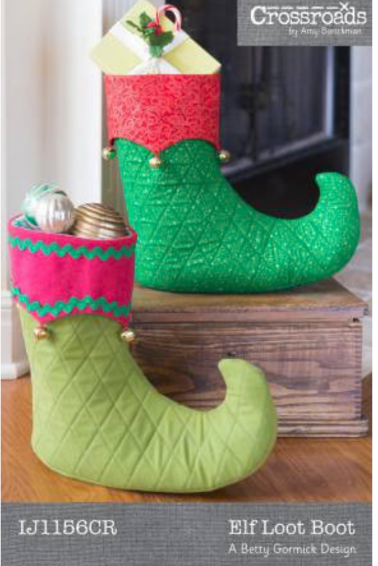 Elf Loot Boot Pattern for Crossroads by Amy Barickman