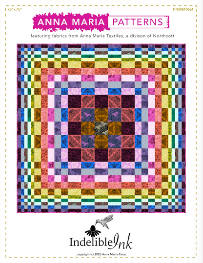 Indelible Ink Quilt Pattern by Anna Maria Textiles