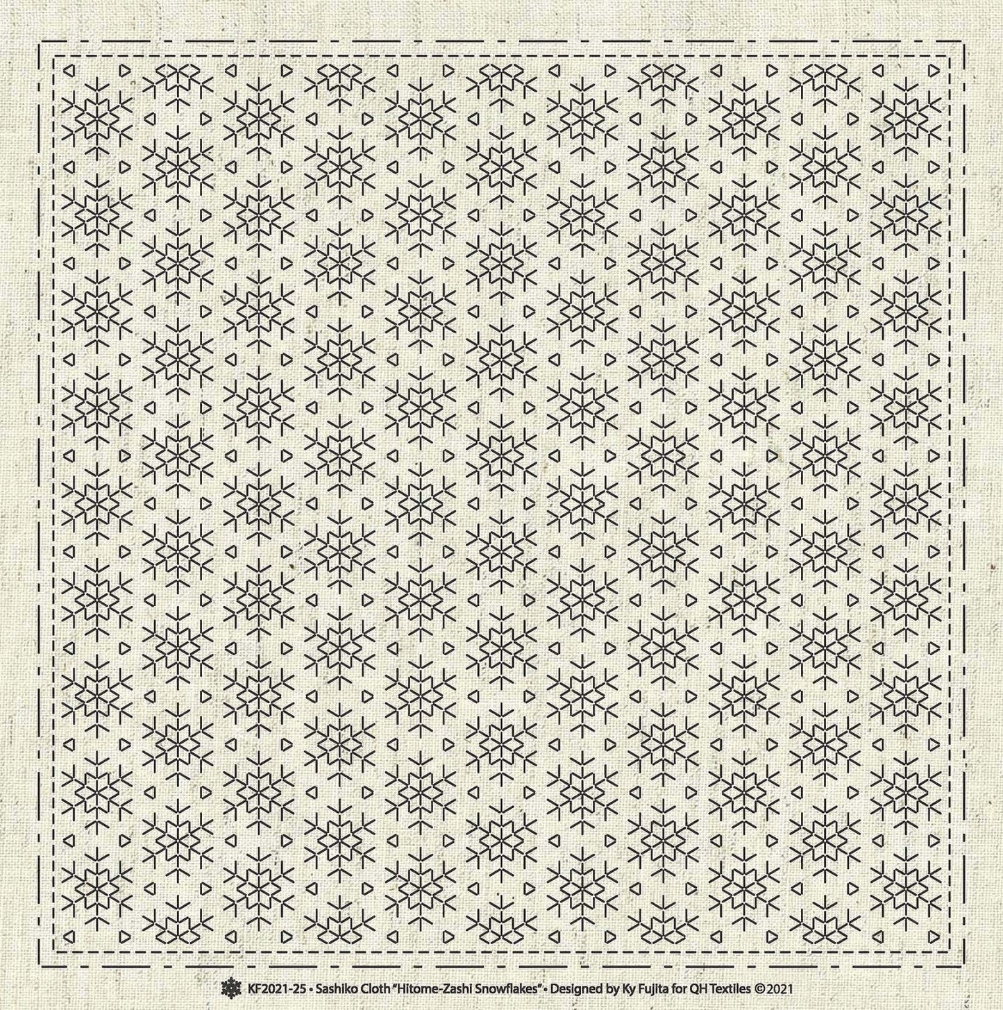 Natural Sashiko Cloth from QH Textiles Pty, Ltd.