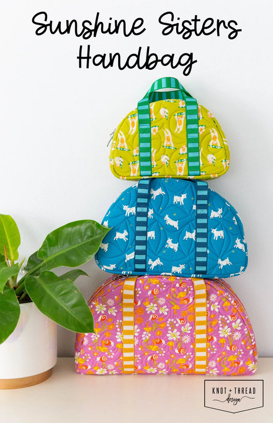 Sunshine Sisters Handbag by Knot and Thread