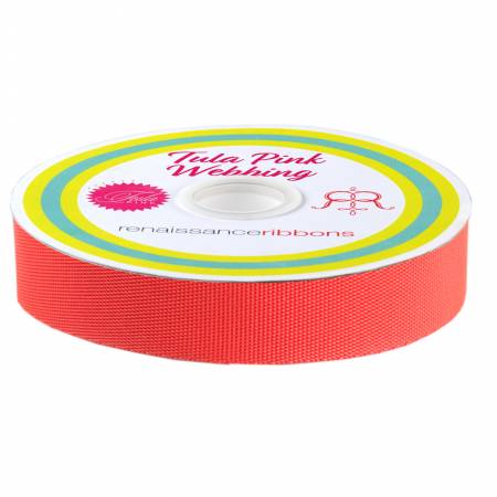 1" Solid Nylon Webbing from Tula Pink Yardage - Sold by the 1/4 Yard