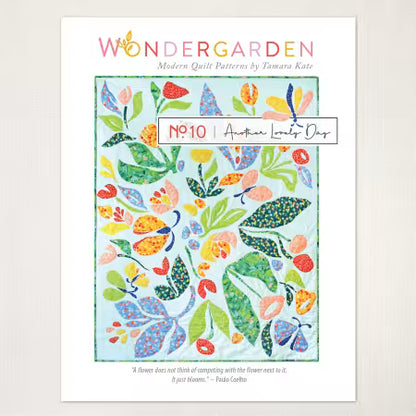 Another Lovely Day Wondergarden Quilt Pattern by Tamara Kate Design