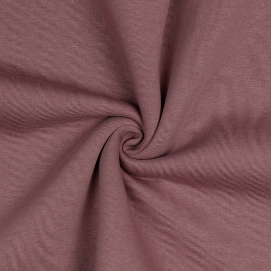 OLD MAUVE Jogging Jersey Fleece by Verhees Textiles 63" Wide