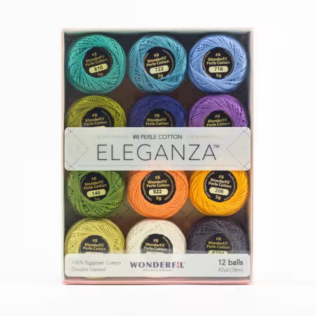 Eleganza Wonderfil #8 Perle Cotton thread - CORAL REEF