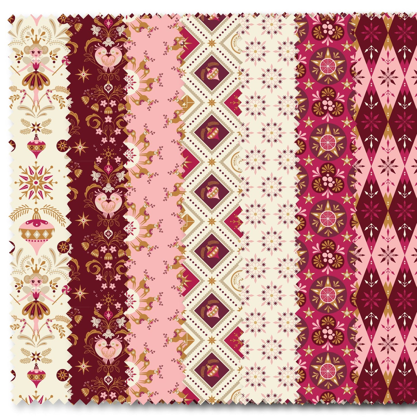 5" Charm Pack - Winter Whispers by Dots & Glory for Felicity Fabrics