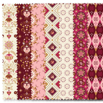 5" Charm Pack - Winter Whispers by Dots & Glory for Felicity Fabrics